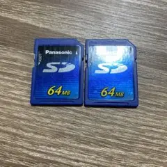 SDカード 64MB 2枚