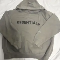 ESSENTIALS オリーブグリーン パーカー　Lサイズ
