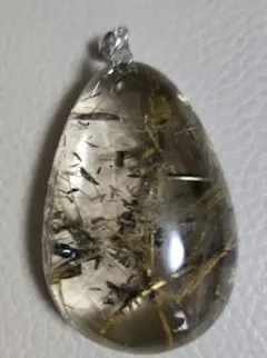 レア‪‪♥龍神様宿る虹入♥ヘマタイトインルチルクォーツ♥金運爆上げ‬‬ 