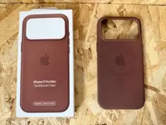 Apple純正iPhone17Pro Max テックウーブンケース　シエナ