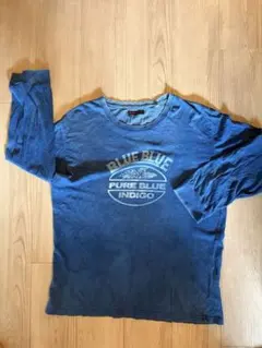 超レア　BLUE BLUE PURE BLUE INDIGO 七丈カットソー3