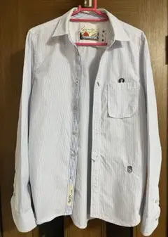 DIESEL ストライプ長袖シャツ S