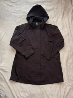 美品◎UNIQLO ユニクロ　ブロックテック　ハーフコート　ブラウン　S