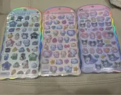 コットンパフィーシール クロミ マイメロ キティ サンリオキャラクター