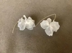 ピアス 金属アレルギー対応 BrideMe 結婚式 ホワイト