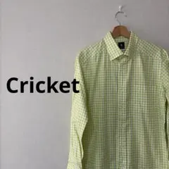 Cricketクリケット／メンズ 長袖シャツ チェック柄 ライトグリーンのサムネイル