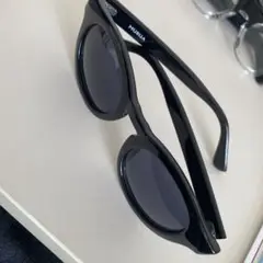 MURUA ブラックラウンドサングラス