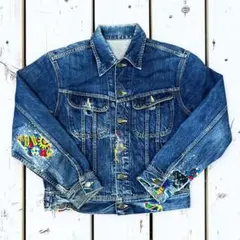 O*K様 タグ付新品　Lee Y.A.R.N リメイクデニムジャケット 刺繍　サ O*K様 タグ付新品 Lee Y.A.R.N リメイクデニムジャケット 刺繍 サ