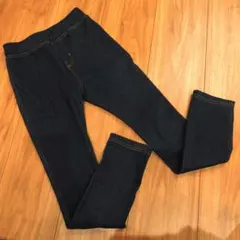 西松屋 ボトムス ストレッチパンツ レギンスパンツ デニム 130ダークブルー
