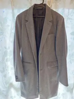 RAGEBLUE グレー チェスターコート M