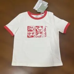H&M MICKEYMOUSE×キースヘリング　Tシャツ 120-130のサムネイル