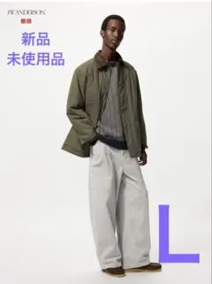 2025AW UNIQLO JWA コーデュロイワークパンツ グレー Lサイズ