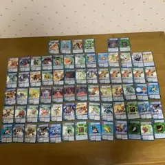 値下げしました】【20年程昔の】デジモンカードゲーム 64枚セット