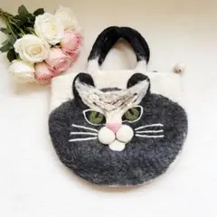 CAT IN DA HOUSE！ Cat face カゴ サバ白 Small - メルカリ