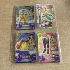 アイカツカード4枚セット スパイシーアゲハ　美品　紫吹蘭