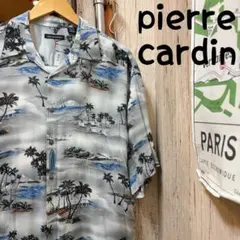pierrecardin ピエールカルダン アロハシャツ L 古着 (2244)のサムネイル