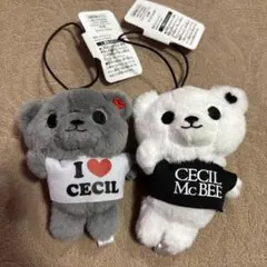 セシルマクビー セシルベアマスコット 2種セット 【新品未使用】