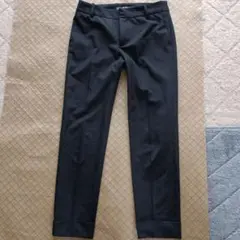 ZARA スラックス　スキニーパンツ　黒　センターライン　34 ザラベーシック