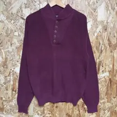 90s USA製 LANDS END ヘンリーネック ニットのサムネイル