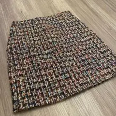 ツイード ミニスカート