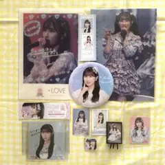 h*u様 山本杏奈 グッズ まとめ売り 缶バッジ 生写真 直筆 イコラブ ＝LO