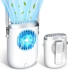 携帯扇風機 首掛け扇風機 強力 4WAY対応大風量超軽量 静音設計小型