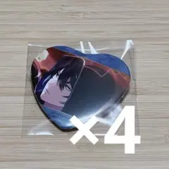 OVER REQUIEMZ オバレク アニメガ ハート缶バッジ カイゼ 4