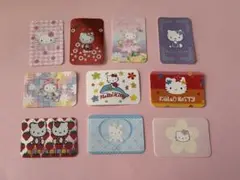 ハローキティ フレークシール10枚セット サンリオ レトロ 平成（匿名配送）①