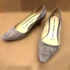 FABIO RUSCONI ファビオルスコーニ フラットパンプス スエード 38