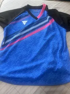 VICTAS ユニフォーム ヴィクタス ITTA 卓球ウェア ブルー×ブラック