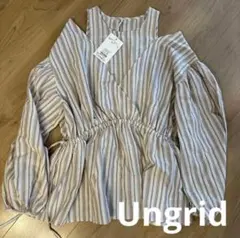 Ungrid アングリッド　デザインボリューム袖ブラウス