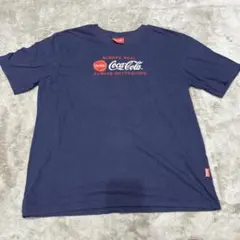 Coca-Cola Tシャツ ネイビー XL