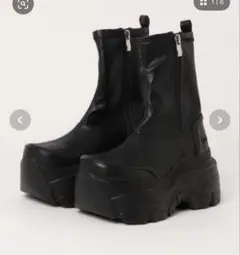 YOSUKE 厚底ストレッチショートブーツ M