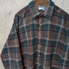 【レア物　レアカラー】　80s ペンドルトン　USA製　ウールシャツ　Lサイズ