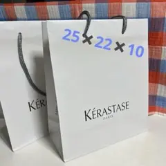KERASTASE ケラスターゼ ショップ袋 2枚セット【訳あり】のサムネイル