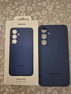 【お値下げ】Samsung Galaxy S24 FE シリコンケース ブルー