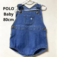 POLO Baby デニムオーバーオール 80cm