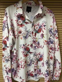 花柄シャツ長袖