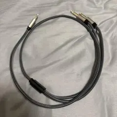 UGREEN 3.5mm to 6.35mm*2 変換オーディオケーブル 1m