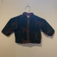 ハートストリングス ボア ジャケット 24M ベビー キッズ 総犬柄 アウター