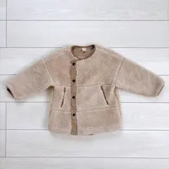 petit main プティマイン ボア アウター ジャケット 上着 100cm