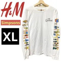 H&M シンプソンズ　エイチアンドエム　ロンT 長袖シャツ