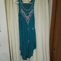 チャイハネ 刺繍 ノースリーブ ワンピースのサムネイル
