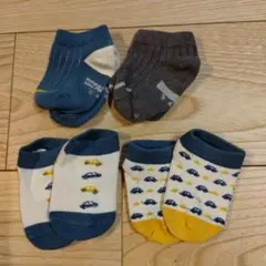 ベビー靴下 5足セット 車柄