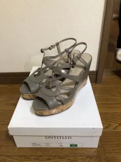 UNTITLED アンタイトル サンダル 24cmのサムネイル