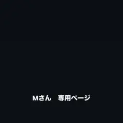 Mさん 専用ページ