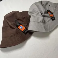 【2点セット】バケットハット ブラウン グレー 新品タグ付き