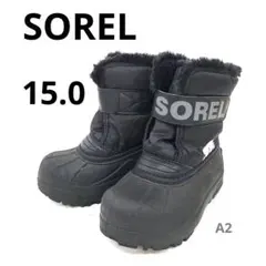 【15サイズ】SOREL チルドレンスノーコマンダー　スノーブーツ　防水