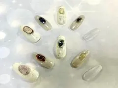 ハンドメイド ネイルチップ10個セット