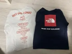 ノースフェイス長袖Tシャツなど（2枚セット）